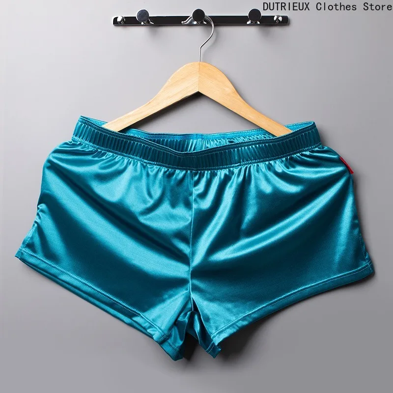 

【 Быстрая доставка на складе. Доступны несколько цветов 】Мужские сексуальные шорты. Модные блестящие мини-шорты для ночного клуба.