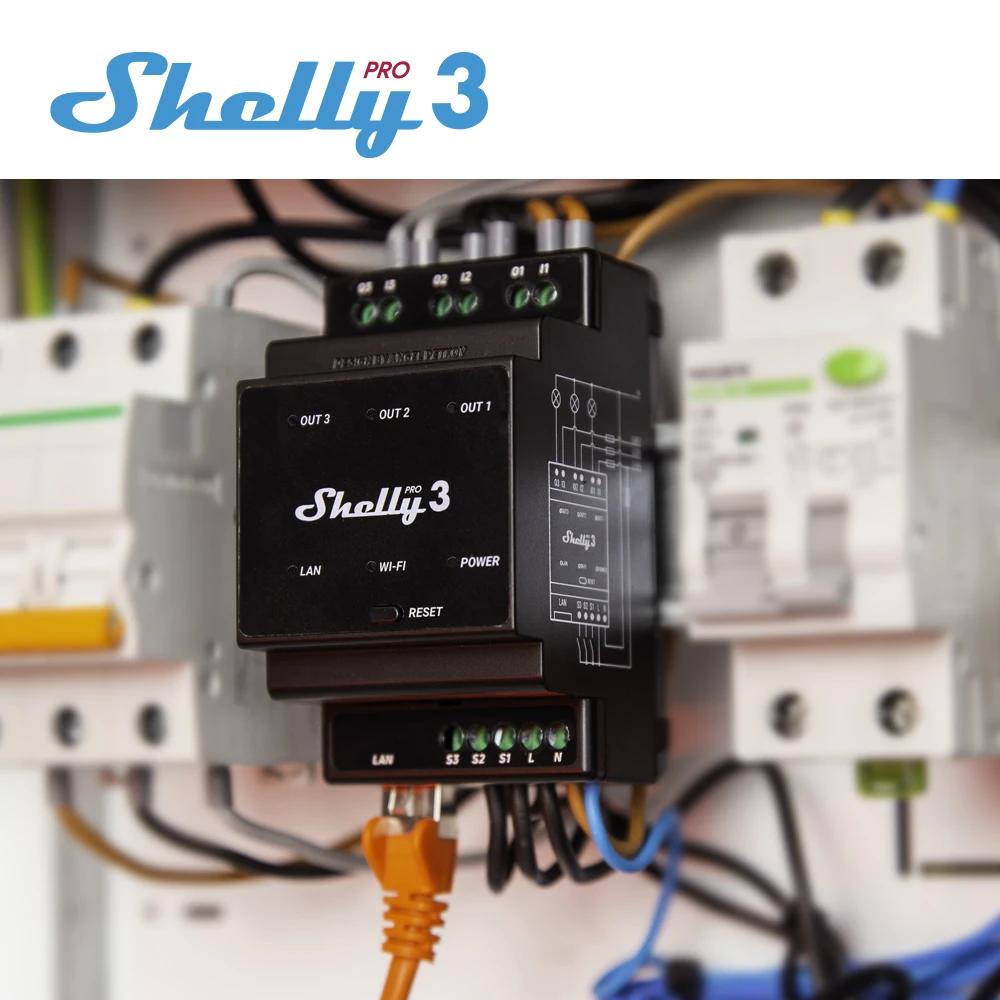 Shelly Pro 3 Overpower Overvoltage Protection Of The Load 3 Phase Control Overvoltage Protection Load Total Device Maximum 48A