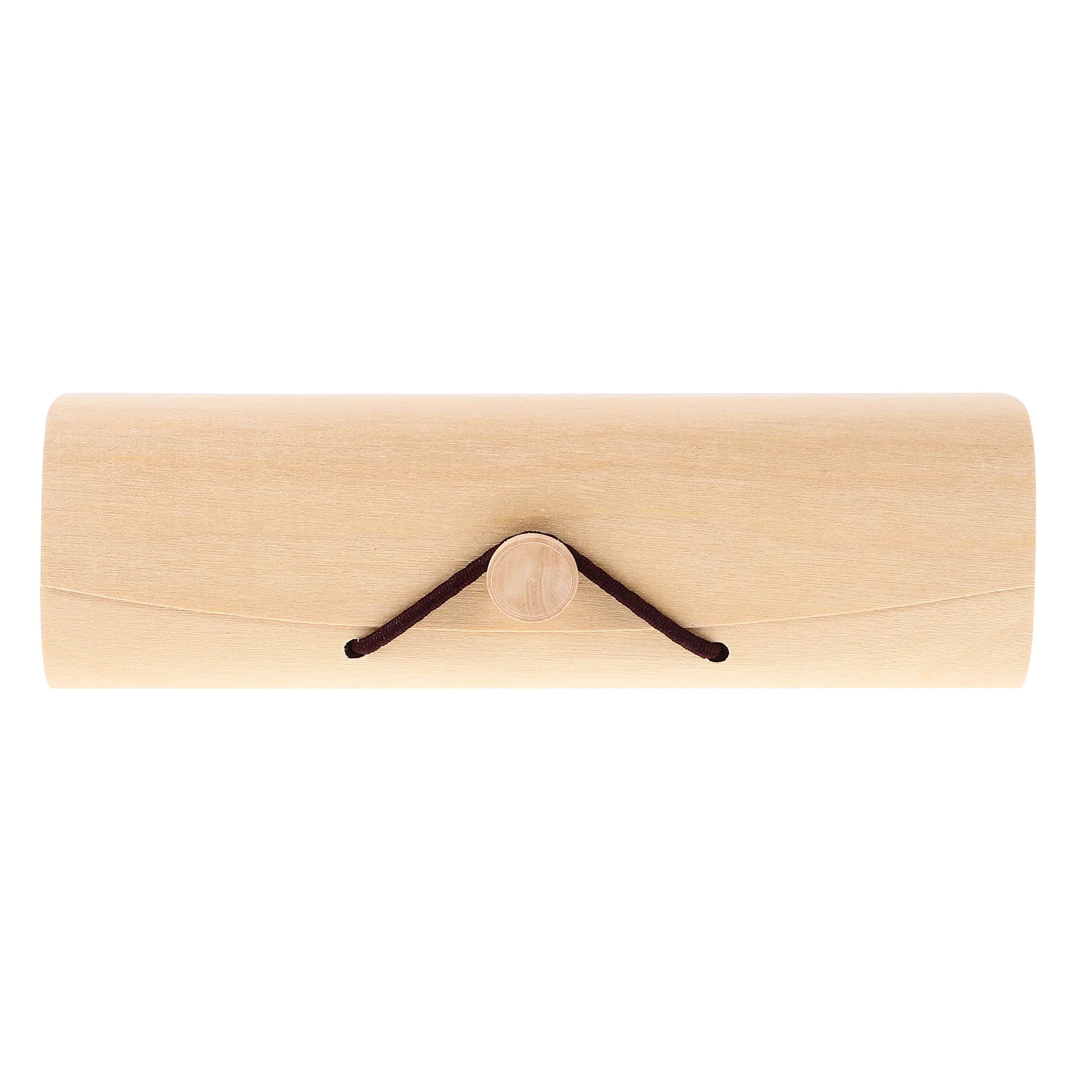 

Creative Glasses Box Wooden Eyeglasses Storage Container for Mobile Phone Jewelry Easy Carry Hard Case Minimalist Design Unisex