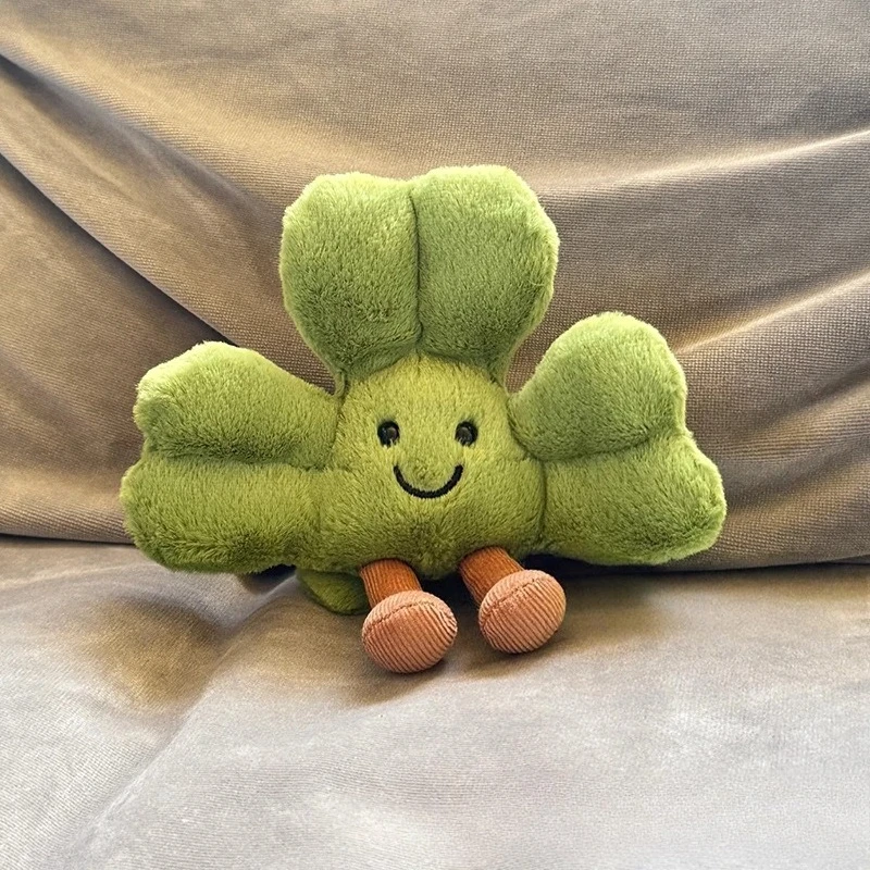 

Jellycat with tags New Spot Cute Clover Green Plant Potted Plush Toy Doll Give Friend Holiday Gift Filled Doll Room Ornament