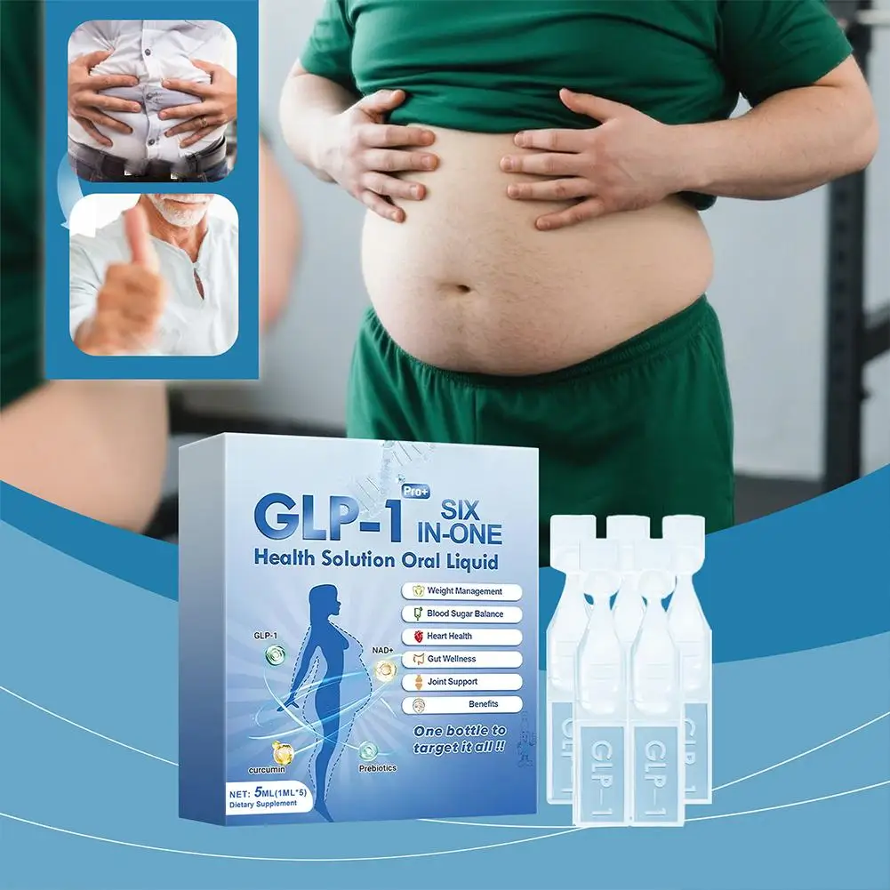 سائل العناية بالجسم الطبيعية المتقدمة قطرات الفم GLP-1 ستة في حل واحد سائل الفم GLP-1 قطرات للنساء والرجال