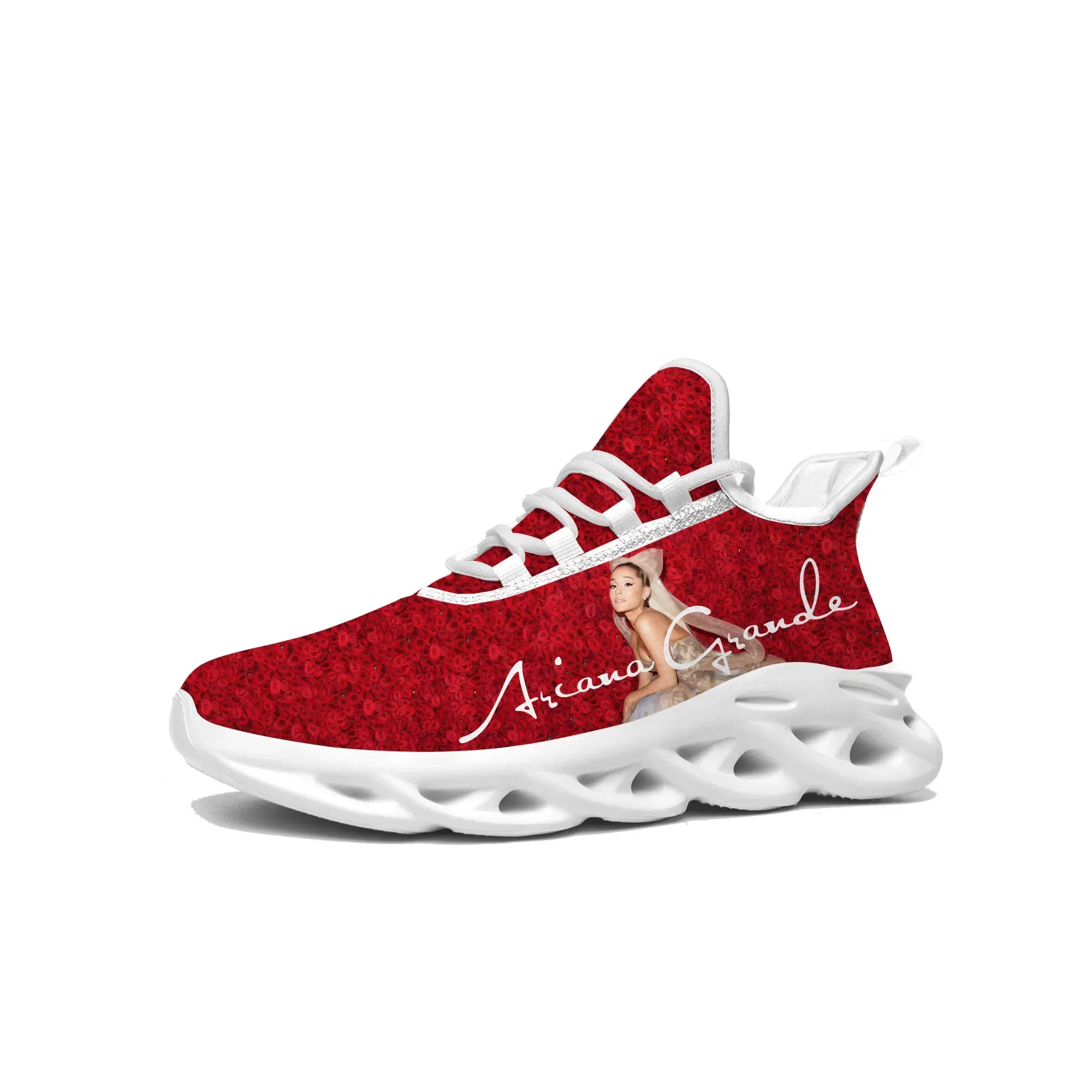

A-Arianas Singer Pop Yes, And Flats Sneakers Mens Womens Teenager G-Grandes Sports Running Shoes Custom Lace Up Mesh Footwear