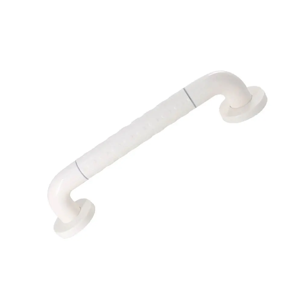 

One Piece L-Shaped Safety Grab Bar Strong Plastic Stainless Steel Anti-Slip Texture Night Luminous Circles for Elderly Disabled