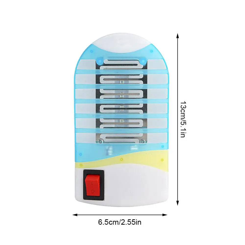 Estate Elettrico Zanzara Luce Verme Uccisione Luce Blu Trappola Zanzare Camera Da Letto Repellente Per Insetti Presa Zapper Lampada Da Notte SPINA