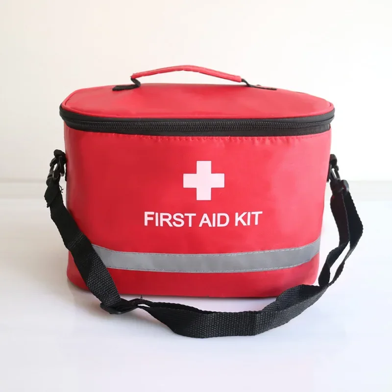 First Aid Kit Emergency Portable Travel Outdoor Camp Survival Medical Bag Waterproof Fabric Empty First Aid Kit for Home Outdoor