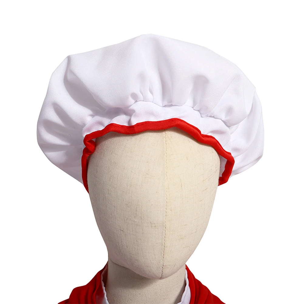 Halloween Chef Uniform Set Cosplay Dress Hat Clothes Kids Party Disguise Roleplay Girls Halloween Costume Carnival Outfits Suits view 4