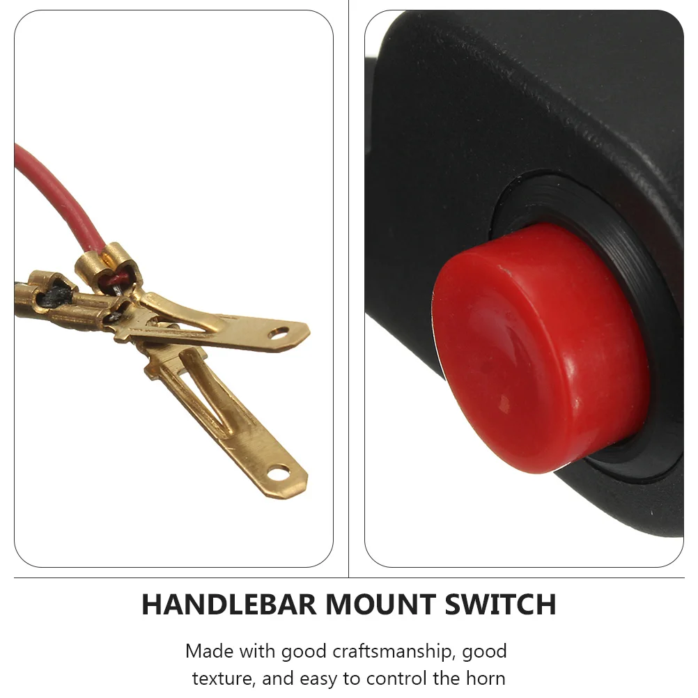 

7/8 Inch On Off Switch Durable Button Control Accessory For Motorcycles Black Durable Button Handlebar Mount Motorcycle Parts