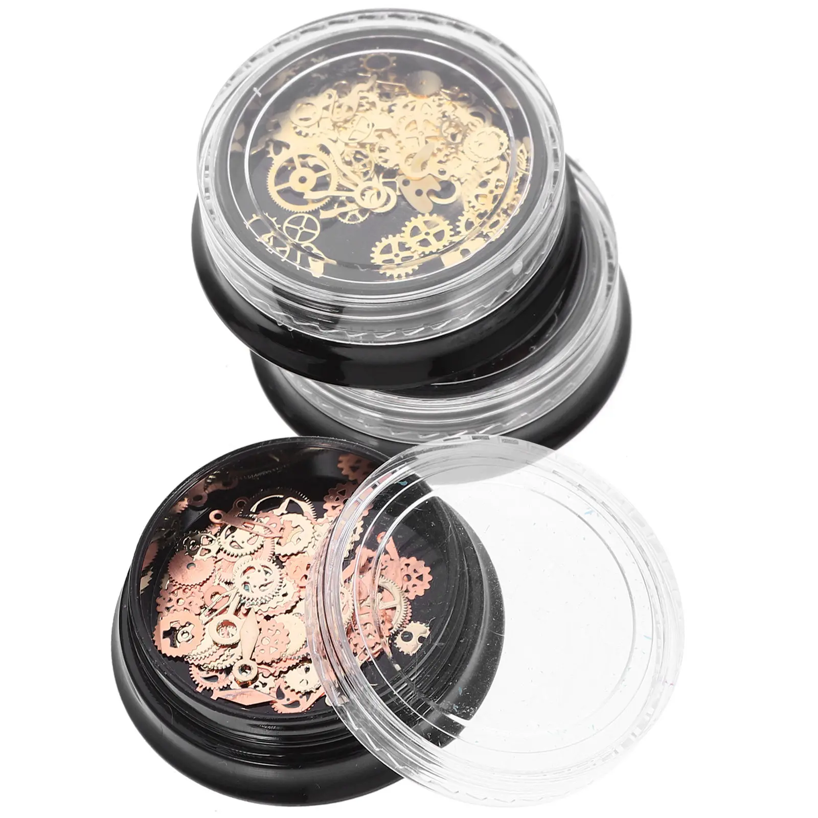 3 Boxes Steampunk Gear Charms Alloy Wheel Pendants DIY Resin Jewelry Craft Supplies Costume Decor Wall Art Necklace