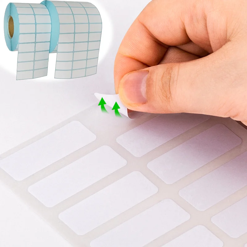 

500/3000PCS White Self-Adhesive Number Classification Stickers 20*10mm Handwrite Labels for Diamond Painting Storage Organizer