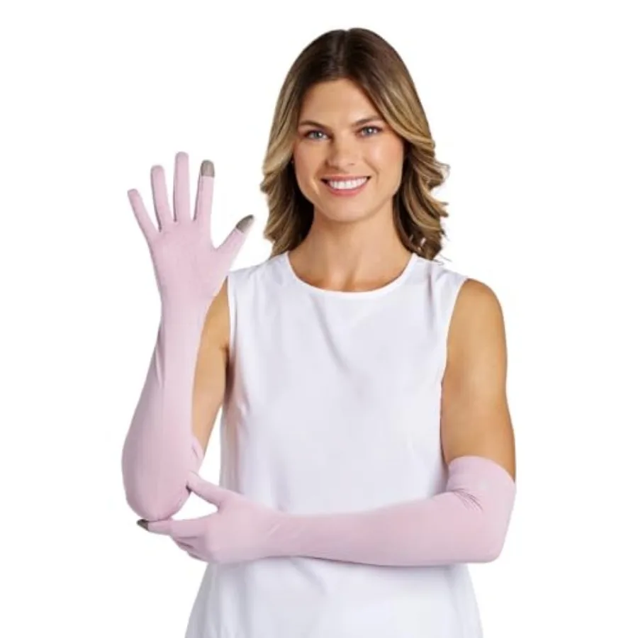 

Длинные солнцезащитные перчатки с полной защитой пальцев - защита от солнца UPF 50+ - Culebra