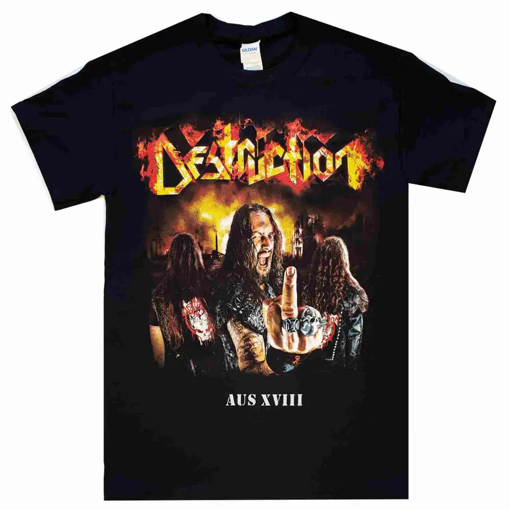 Destruction Finger Australian Tour Shirt S-XXL Official Thrash  Band TShirt