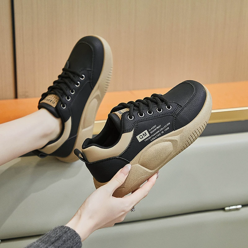 Womens Sneakers Casual Sports Running Spring 2024 New Comfort Flats Vulcanized Footwear Tennis Walking Skateboard Basket Lace Up