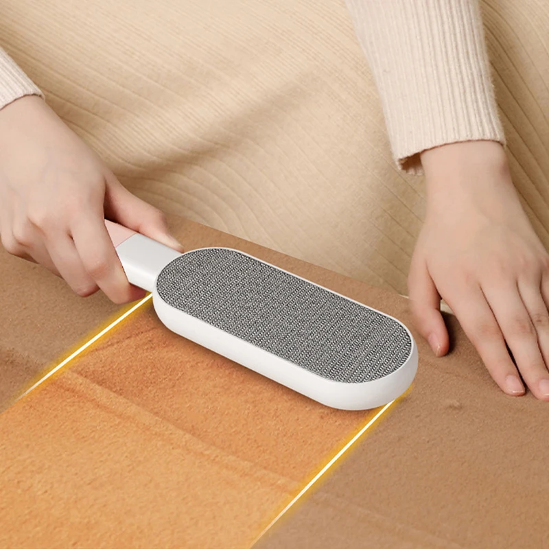 สัตว์เลี้ยงที่มีประสิทธิภาพRemoverขนปลอดภัยปฏิบัติ 4-in-1 Double-Sided STATIC Hair RemovalแปรงDepilationแปรงสิ่งจําเป็นในชีวิตประจําวันบ้าน