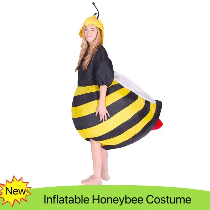 

Novelty Inflatable Honeybee Costume Cartoon Insect Performance Props Clothing Funny Cute Kindergarten Party Stage Show Gifts