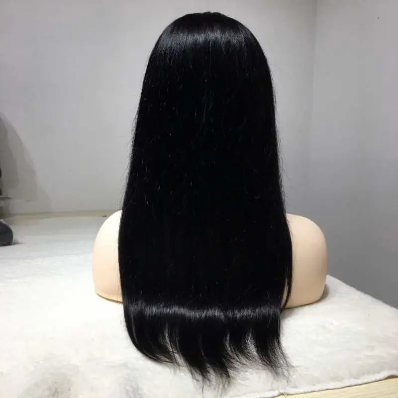 Straight Human Hair Wigs Glueless 7X6 Hd Lace Frontal Wig Ready To Wear Brazilian 5X5 30 40 Inch Closure Hair Wig For Women
