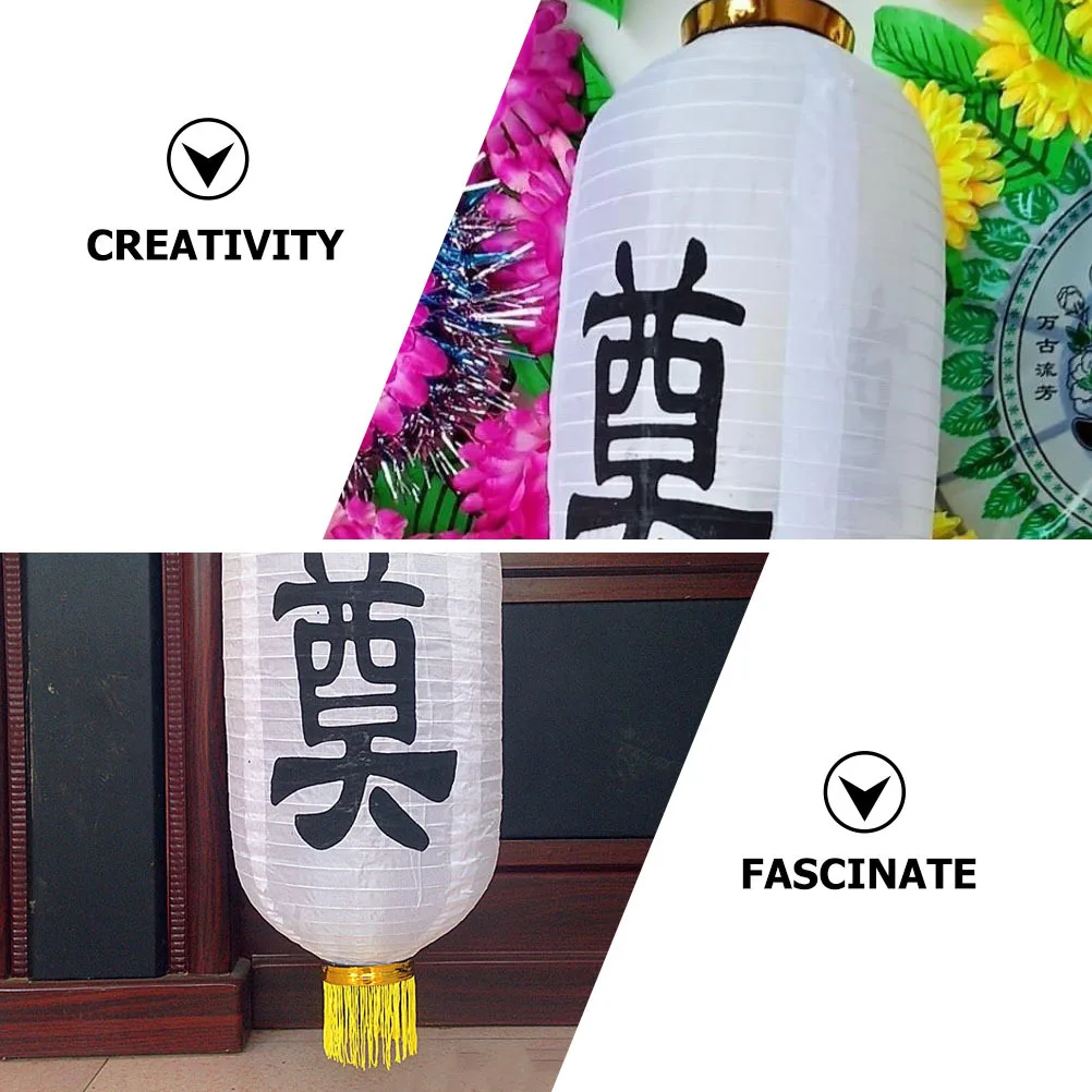 2 قطعة فانوس الشتاء على شكل البطيخ قسط جنازة ديكور معلق لقاعة الحداد قلادة إبداعية بسيطة مع رائعة #2