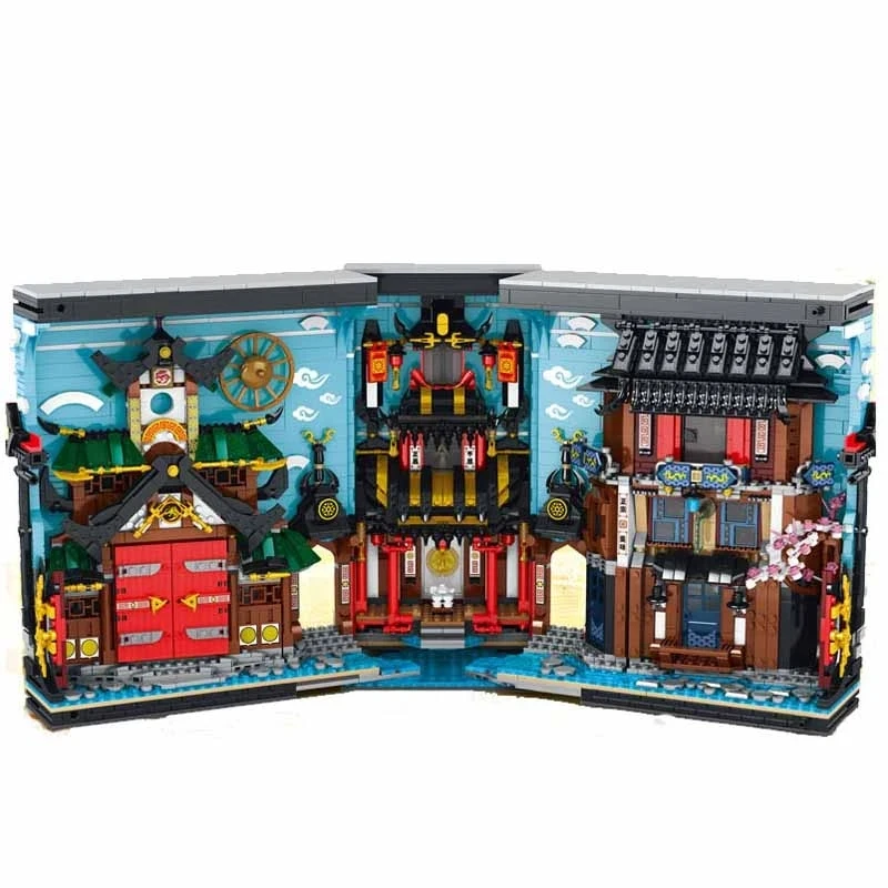 Reobrix 66029 MOC 3086PCS Book Of Bricks Modular Architecture Views Model Building Block Toys