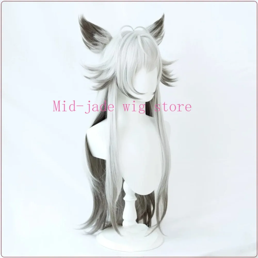 Arknights Lappland Cosplay Wig Gradient Styled Hair for New Year Game Festival Anime Convention and Photo Shoot