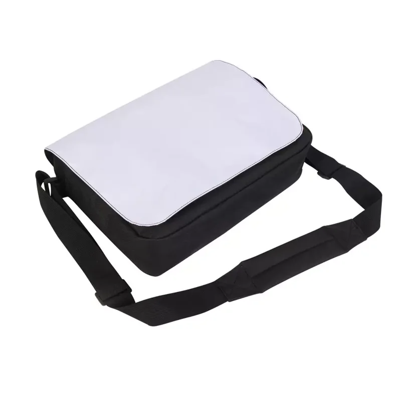 Sublimation Blank Crossbody Bag Sport Travel Girls Boys School Bags Backpack Canvas With White Polyester Messenger Bag