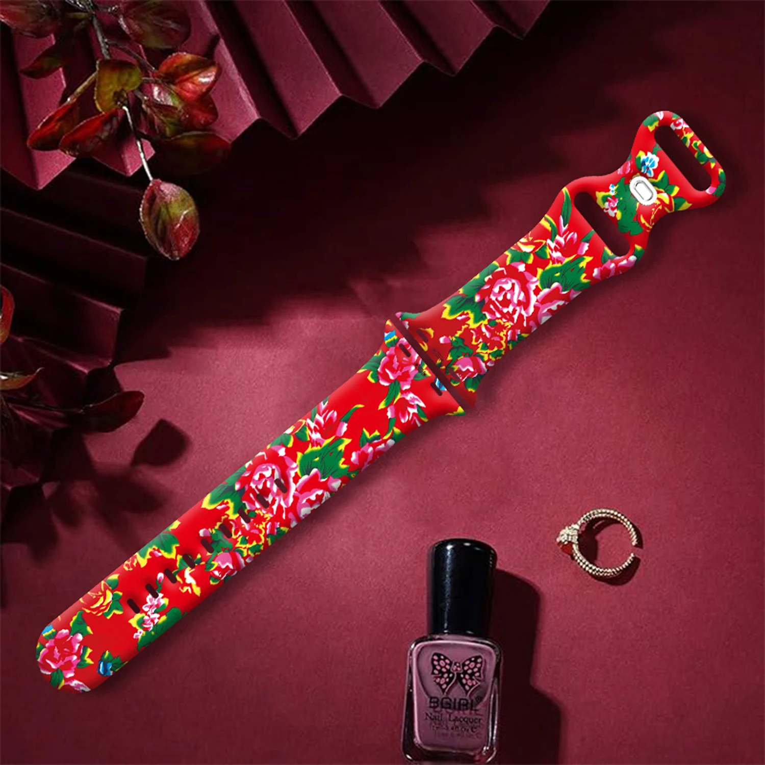 National Trend Series Print-Armband für Apple Watch 11 10 9 SE, Silikonband, austauschbares Armband für iWatch 46 mm, 42 mm, 41 mm, 40 mm