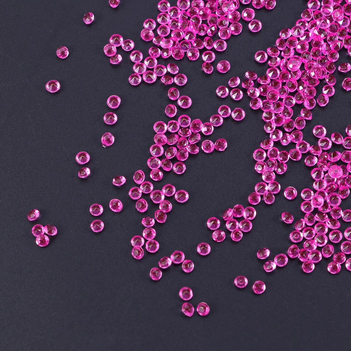 

1000 Pcs Halloween Acrylic Drilling Bride Vase Crystals for Decorations Big Fake Diamond