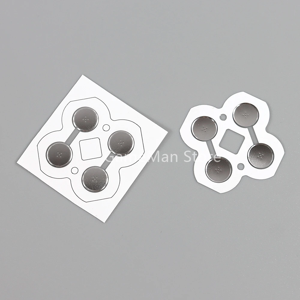 100 шт. для контроллера Nintendo 3DS D-Pads D-Pad, металлическая купольная защелка, печатная плата, кнопки ABXY, проводящая пленка