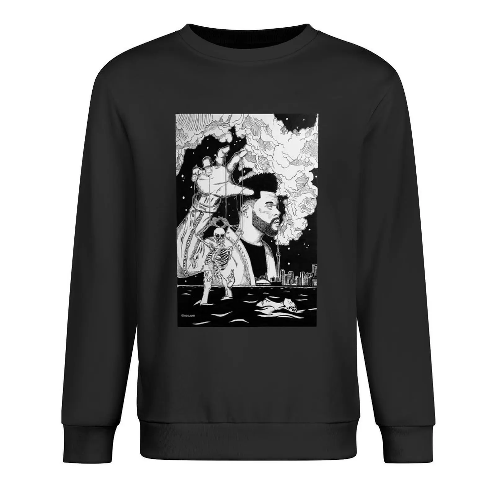 

DRAWING Pullover autumn men wear korean autumn clothes graphic t shirts men graphic sweatshirts