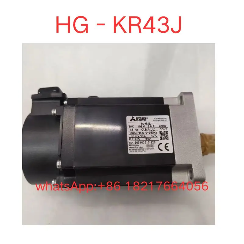 Used  HG-KR43J Servo Drive Motor 400W  tested   ok   fast   shipping