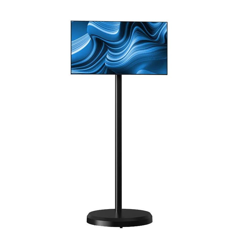 

High Quality 21.5 Inch Touch Screen Portable Mini Smart TV Rechargeable Floor Standing TV Hot Sale