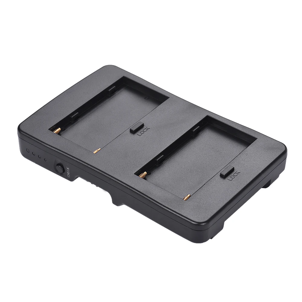 F2-BP NP-F Battery to V-Mount Battery Converter Adapter Plate Fit F970 F750 F550 Replacement for  5D2 5D3  Camera LED L