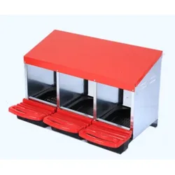 Chicken Coop Roll-out Nesting Box Pet Cage Metal Chicken Nesting Boxes Automatic Chicken Nest Box