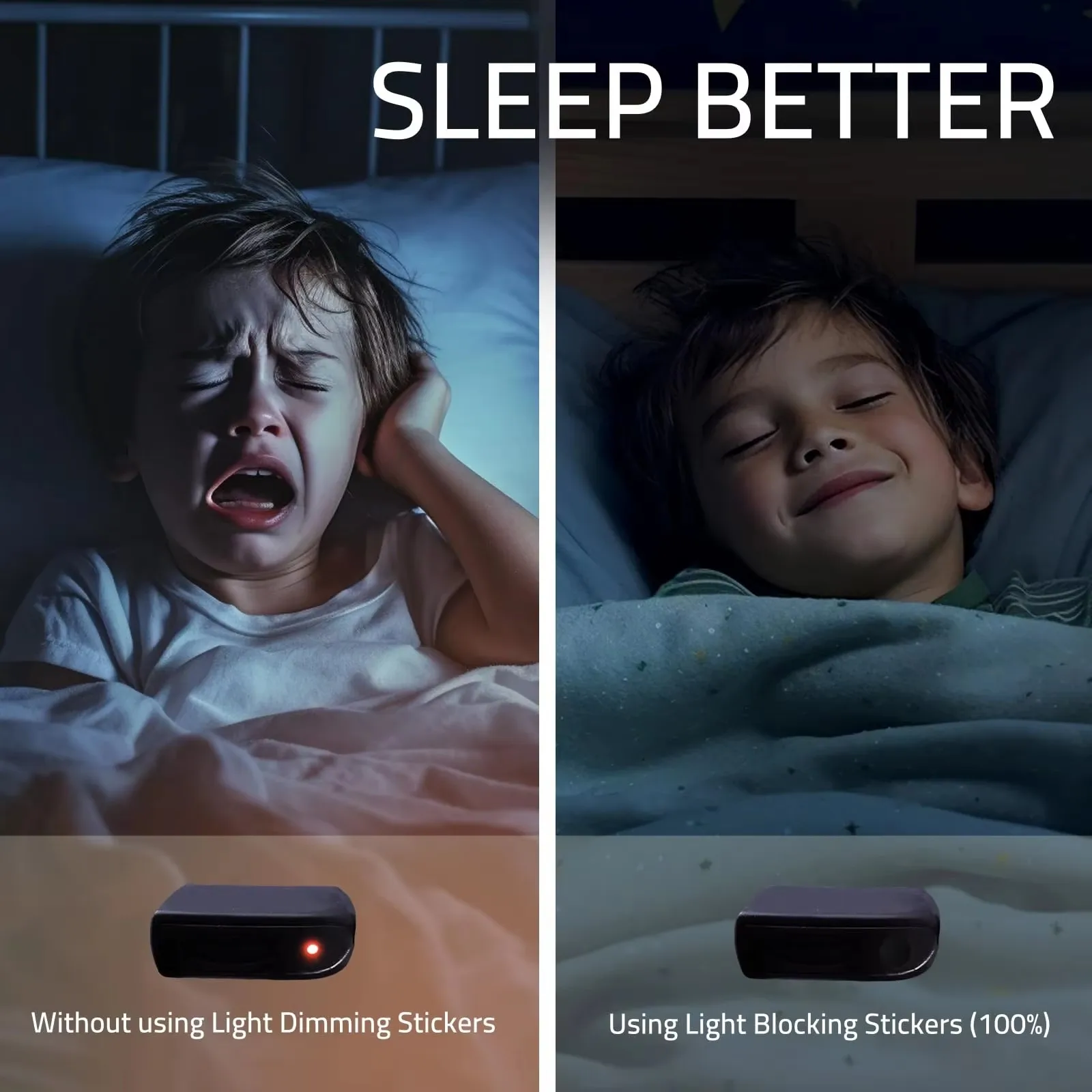 2Sheets LED Light Blocking Stickers Blackout Filters for TV Routers  Light Dimming Cover Stickers for Screen Brightness Cover