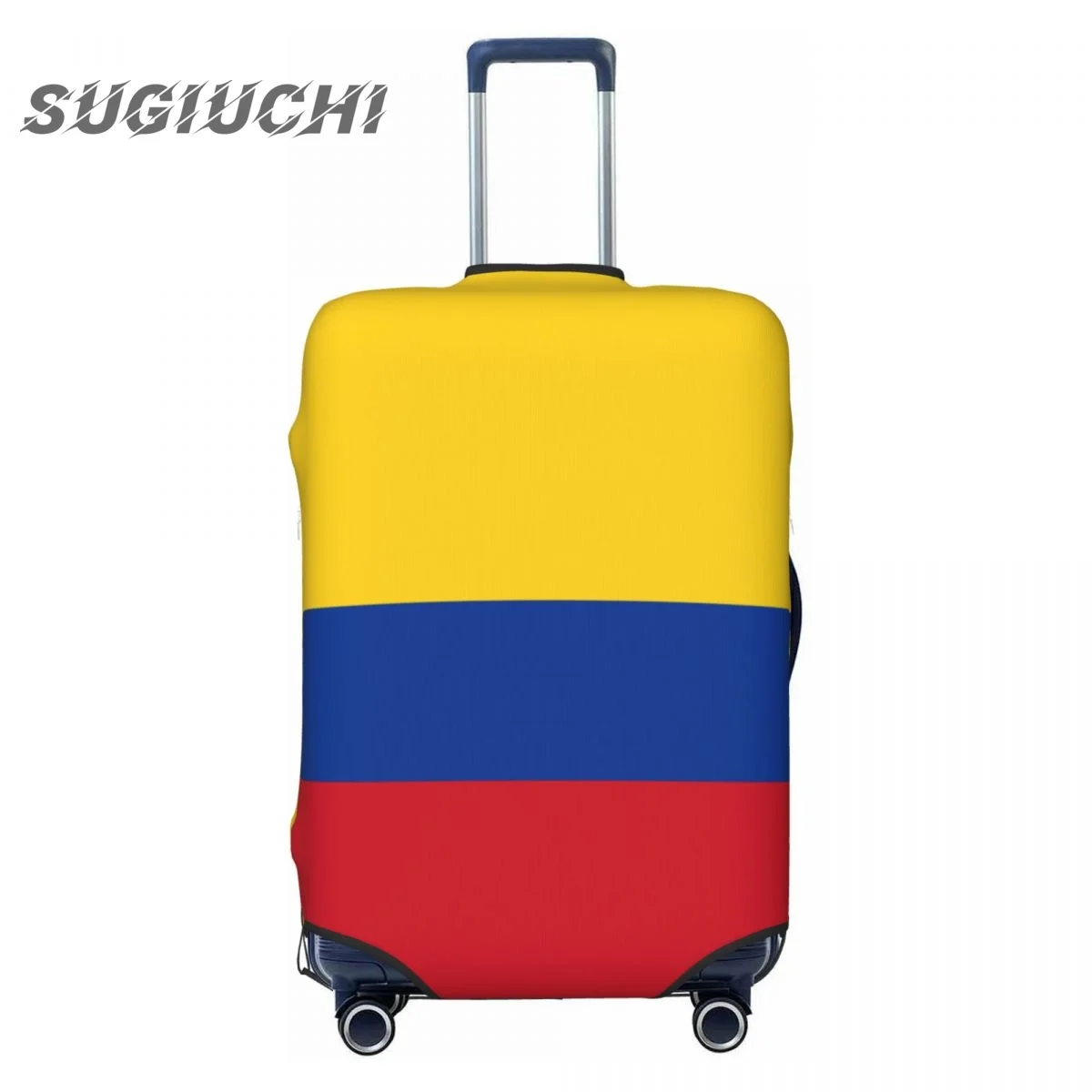 

Colombia Country Flag Luggage Cover Suitcase Travel Accessories Printed Elastic Dust Cover Bag Trolley Case Protective