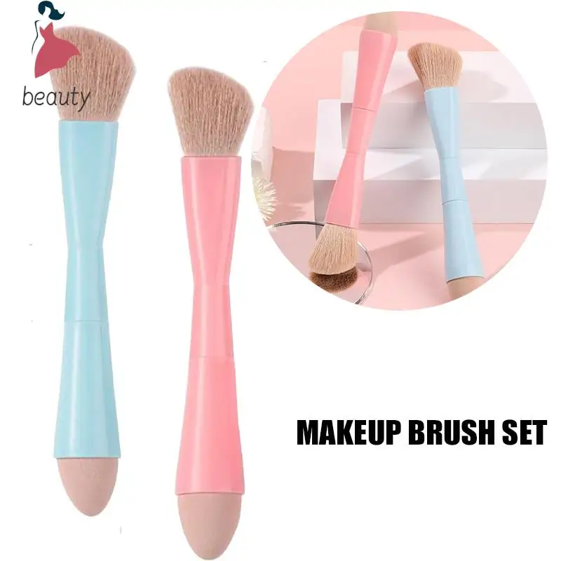 Reis Draagbare Multitasker Beauty Tools Cosmetica Make-Up Borstels Set Afneembare Make-Up Borstel Set Reis Make-Up Borstels