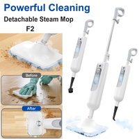 INSE Steam Mop Detachable Steam Cleaner 6 in 1 Powerful Scrubbing Steam Vac Mop High Temperature for Carpet Hardwood Kitchen F2