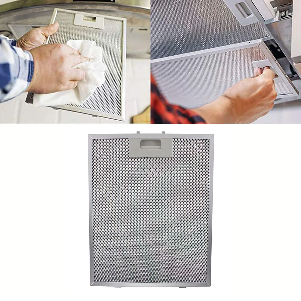 Vařič kapuce filtrů kov pletivo extractor odvětrávací komín filtr 340x270mm výfuk fanoušci ventilace filtr pletivo vařič kapuce mazat filtr