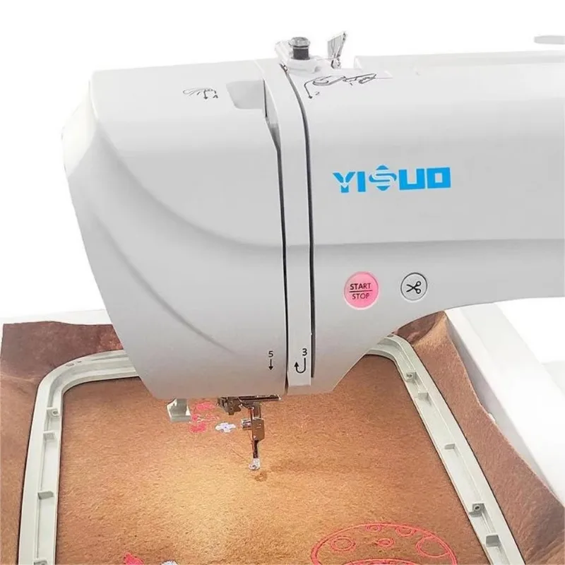 YS 660 آلة الخياطة والتطريز المحلية المحوسبة عالية الجودة المصممة حديثًا