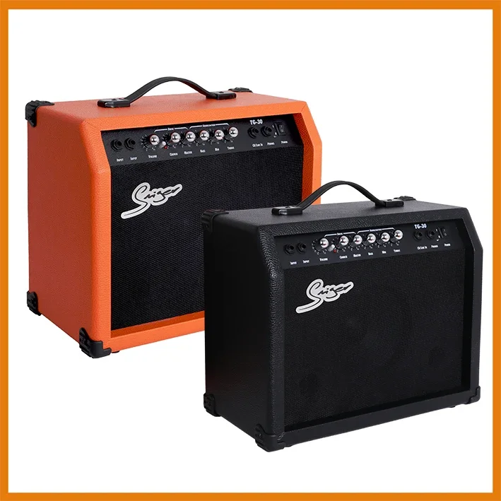 Wholesale Hot Sale Brand CE Musical Instrument Audio Amp Supplier Portable TG-30 Watt Acoustic Electric Guitar Amplifier