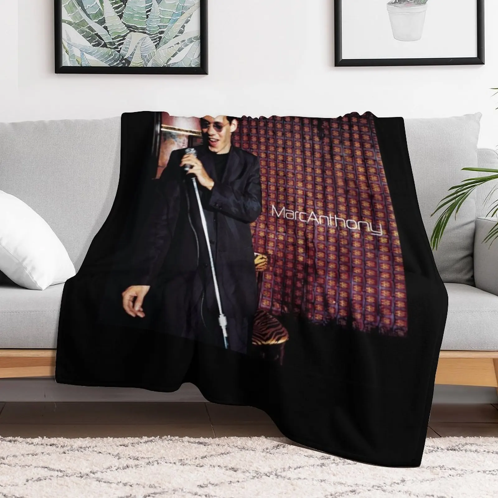 Marc Anthony Throw Blanket Stain Resistant Cozy Warm Blanket