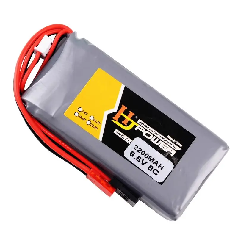 6.6V 2200mAh FUTABA 14SG 18SZ 10J T8J Remote Control Transmitter Lithium Battery Pack