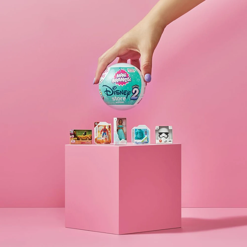 Disney 5-сюрприз Zuru Mini Brands Toys Surprise Zuru Mini Brands Toy Оригинальные миниатюрные игрушки Mystery Anime слепая коробка Симпатичные подарки