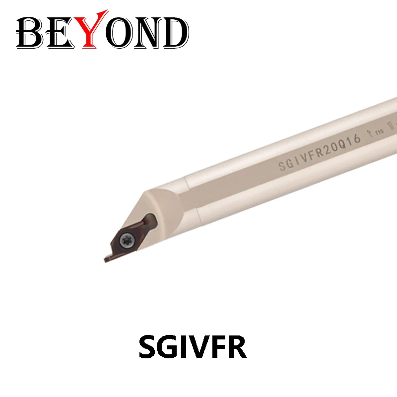 BEYOND SGIVFR16Q16 SGIVFR20Q16 SGIVFR White Nickel Spring Steel Lathe Cutter SGIVFR16 SGIVFR20 Slotting Turning Tools Holder