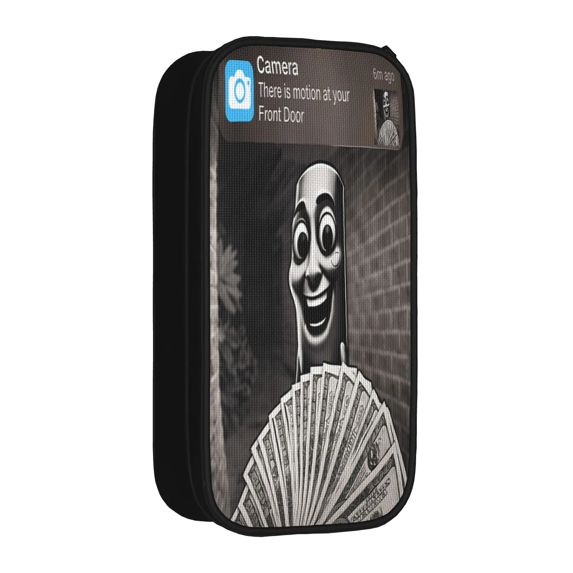 Pencil Case Tung Tung Tung Sahur Motion at Your Front Door Italian Meme Pen Box School Pencil Cases Boys Stationery Organizer