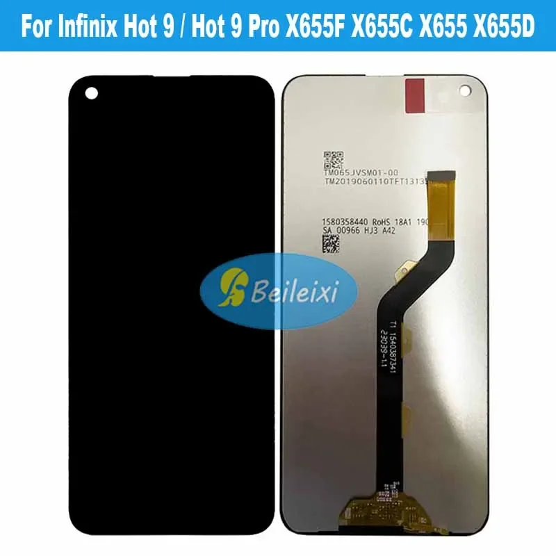 For Infinix Hot 9 X655C X655 X655D LCD Display Touch Screen Digitizer Assembly For Infinix Hot 9 Pro X655F