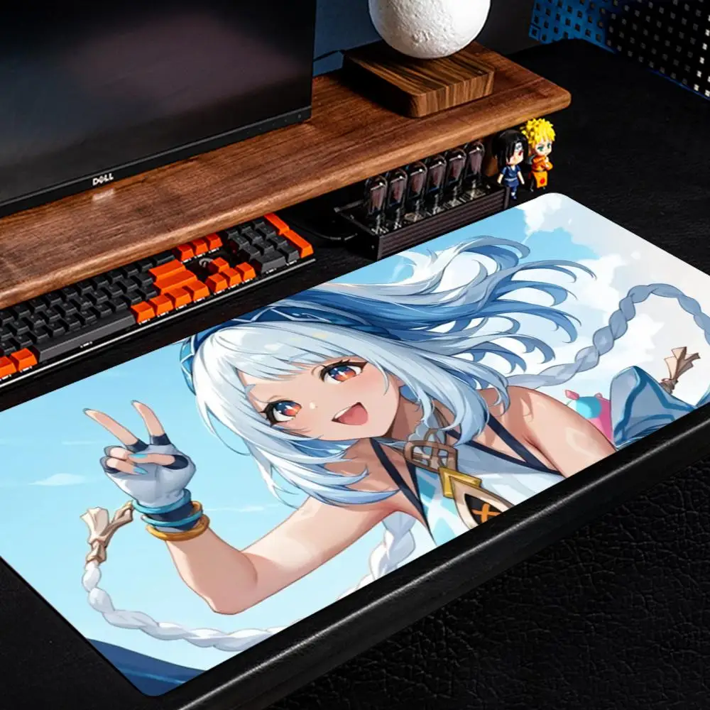 mualani genshin Mouse Pad 500X1000 mm Large Gaming Mousepad Gamer XL Rubber Otaku Keyboard Pad Laptop Desk Mat