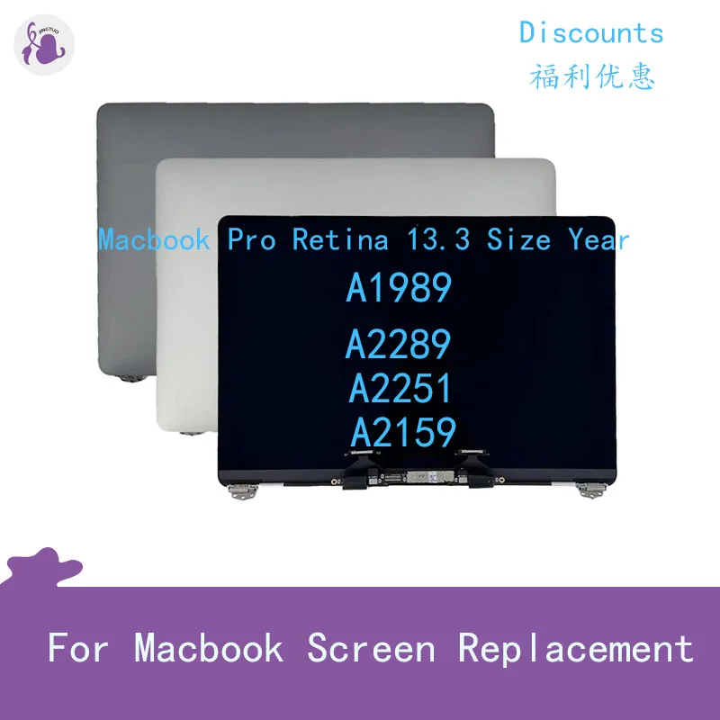 

Macbook Pro Retina 13.3 " A1989 A2289 A2251 A2159 Laptop LCD Display Assembly New Product