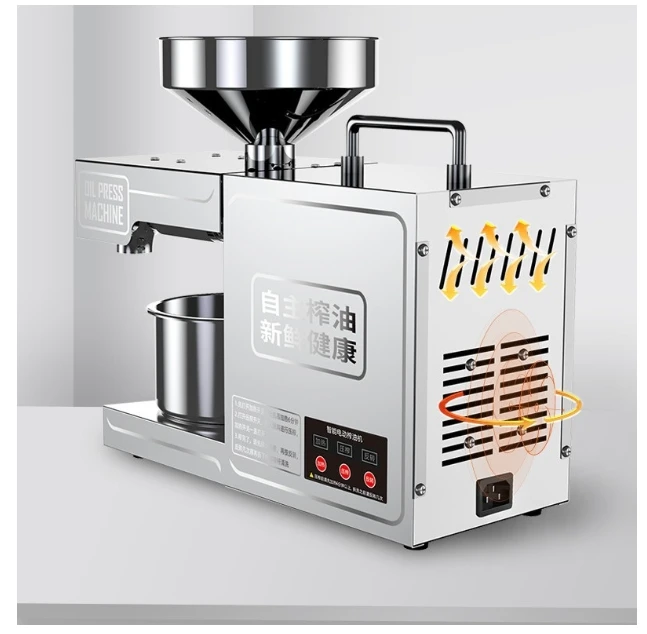 

Маслопресс с контролем температуры Мощный высокоэкстракционный экстрактор масла для холодного отжима кунжутного льняного семян арахиса