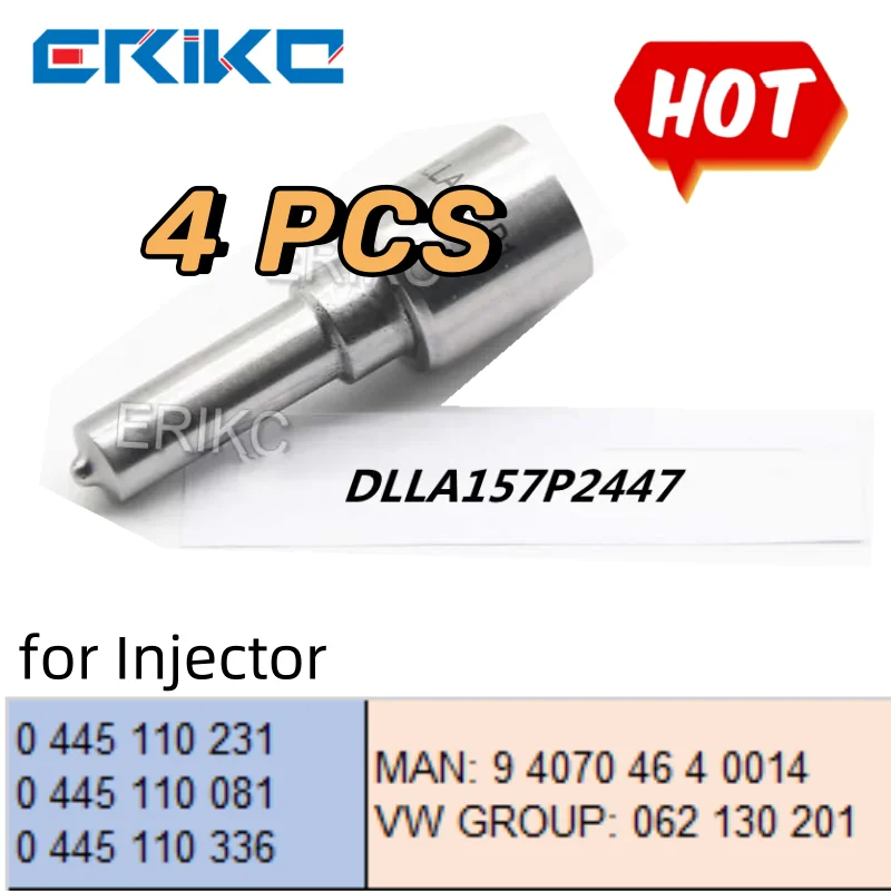 New 4PCS DLLA148P1067 Inyector Nozzle 0433 171 693 Diesel Spray DLLA 148P1067 For Injector 0445110081 0 445 110 336