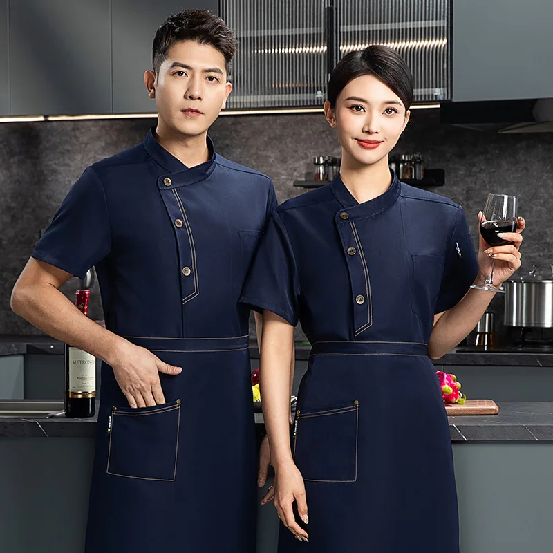 Restaurant occidental café Steakhouse employé uniformes Restaurant cantine pâtisserie boulangerie pâtisserie Chef tenue d'été