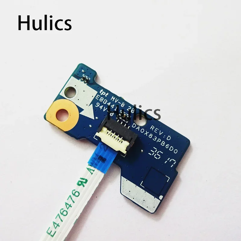 Hulics Used For HP ProBook 455 450 G4 Power Switch Button Board With Cable DA0X83PB6D0
